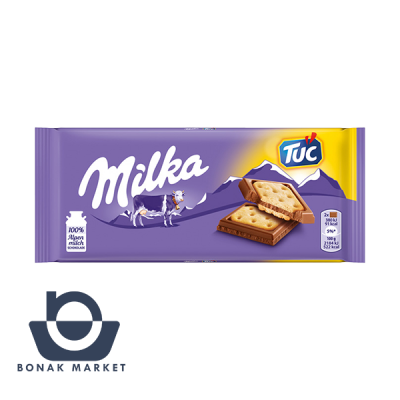 شکلات میلکا با طعم بیسکوییت توک 100 گرم Milka