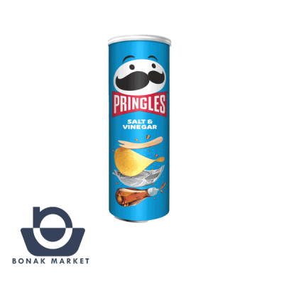 چیپس پرینگلز (Pringles) با طعم سرکه نمکی 135 گرم